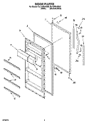 Part Location Diagram of 4390746 Whirlpool PANEL-EXT