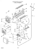 ICEMAKER, LIT/OPTIONAL Diagram and Parts List for KSSS48MDX03  KitchenAid Refrigerator