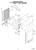 AIR FLOW PARTS, OPTIONAL PARTS (NOT INCLUDED) Diagram and Parts List for GS2SHAXSQ02  Whirlpool Refrigerator