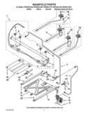 Part Location Diagram of WPW10400498 Whirlpool Orifice