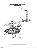 UPPER WASH AND RINSE Diagram and Parts List for KUDA220TWH3  KitchenAid Dishwasher