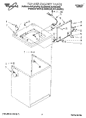 Part Location Diagram of 3949478 Whirlpool TOP