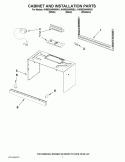 Part Location Diagram of W10556400 Whirlpool Microwave Wire Harness