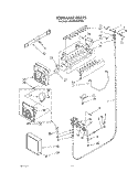 ICEMAKER, LIT/OPTIONAL Diagram and Parts List for JWARG481PW01  Whirlpool Refrigerator