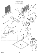 UNIT, OPTIONAL Diagram and Parts List for TT18AKXJW01  Estate Refrigerator