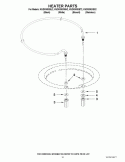 HEATER PARTS Diagram and Parts List for KUDS30IXBL2  KitchenAid Dishwasher