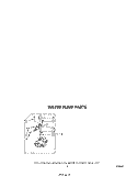 WATER PUMP Diagram and Parts List for LA5805XPW0  Whirlpool Washer