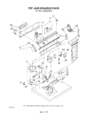 SECTION Diagram and Parts List for LE5900XSW0  Whirlpool Dryer