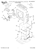 SECTION Diagram and Parts List for AD50LJ2  Whirlpool Dehumidifier