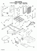 UNIT PARTS Diagram and Parts List for ED5LTAXVL01  Whirlpool Refrigerator