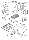 UNIT PARTS Diagram and Parts List for KSCS25FTSS02  KitchenAid Refrigerator
