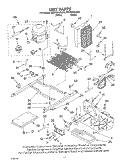 UNIT Diagram and Parts List for GD5PHAXLB00  Whirlpool Refrigerator