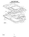 SECTION Diagram and Parts List for KECX160SWH0  KitchenAid Cooktop