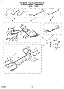WIRING HARNESS Diagram and Parts List for KEBS246BBL2  KitchenAid Wall Oven