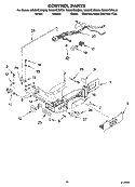 CONTROL PARTS Diagram and Parts List for GS6SHEXNB00  Whirlpool Refrigerator