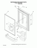 Part Location Diagram of 13107508SQ Whirlpool DOR-FIP Stainless Steel