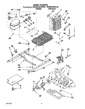 UNIT, LIT/OPTIONAL Diagram and Parts List for RS20CKXAL02  Roper Refrigerator