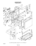 DOOR Diagram and Parts List for DU8570XT2  Whirlpool Dishwasher