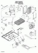 UNIT PARTS Diagram and Parts List for KSBP25IVSS01  KitchenAid Refrigerator