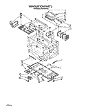 VENTILATION Diagram and Parts List for MH6100XYB0  Whirlpool Microwave