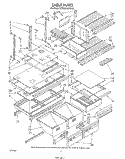 SHELF , LIT/OPTIONAL Diagram and Parts List for ET20DKXTF02  Whirlpool Refrigerator