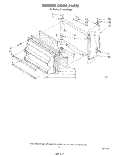 FREEZER DOOR Diagram and Parts List for ET14EKXRWR1  Whirlpool Refrigerator