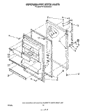 REFRIGERATOR DOOR , NOT ILLUSTRATED Diagram and Parts List for ET18XKXRWR2  Whirlpool Refrigerator