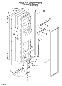 Part Location Diagram of 2199991 Whirlpool TRIM-DOOR