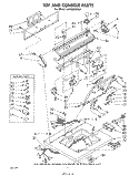 TOP AND CONSOLE Diagram and Parts List for LA7800XPW1  Whirlpool Washer