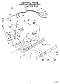 CONTROL Diagram and Parts List for ED2NTQXKT00  Whirlpool Refrigerator