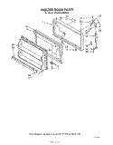 FREEZER DOOR Diagram and Parts List for ET22MKXPWR0  Whirlpool Refrigerator
