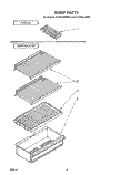 SHELF, LIT/OPTIONAL Diagram and Parts List for ET12CCLSW00  Whirlpool Refrigerator