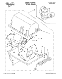 Part Location Diagram of 4310189 Whirlpool Faucet Assembly Touch-Flo (White)