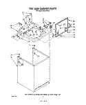 TOP AND CABINET , LITERATURE AND OPTIONAL Diagram and Parts List for LA8800XSW0  Whirlpool Washer