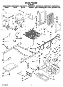 UNIT PARTS Diagram and Parts List for GS6NVEXSB01  Whirlpool Refrigerator