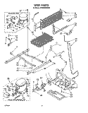 UNIT Diagram and Parts List for ET20GMXSW00  Whirlpool Refrigerator