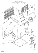 UNIT Diagram and Parts List for ET18NMXFW03  Whirlpool Refrigerator