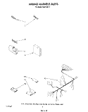 WIRING HARNESS Diagram and Parts List for DU8116XT1  Whirlpool Dishwasher
