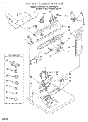 TOP AND CONSOLE Diagram and Parts List for GEN2000HQ1  Whirlpool Dryer