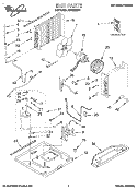 Part Location Diagram of 4317916 Whirlpool COMPRESSOR