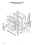 REFRIGERATOR DOOR Diagram and Parts List for ET22MT1LWR1  Whirlpool Refrigerator