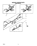 WIRING HARNESS Diagram and Parts List for RM286PXV3  Whirlpool Microwave Oven Combo