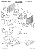 UNIT, LITERATURE Diagram and Parts List for BHAC2400BS0  Whirlpool Air Conditioner