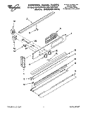 CONTROL PANEL, LITERATURE Diagram and Parts List for RB170PXYB7  Whirlpool Wall Oven