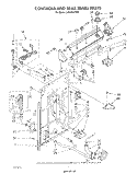 CONTROLS AND REAR PANEL Diagram and Parts List for LA6058XTM0  Whirlpool Washer