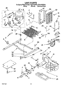 UNIT PARTS Diagram and Parts List for TS25AGXNS00  Estate Refrigerator