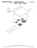 COOKTOP PARTS Diagram and Parts List for YKERS208XB2  KitchenAid Range