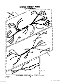 WIRING HARNESS Diagram and Parts List for KEDS100VWH2  KitchenAid Range