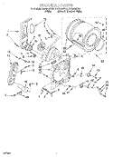 BULKHEAD Diagram and Parts List for RGX4635EQ3  Roper Dryer