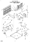 UNIT Diagram and Parts List for ET20TKXDN01  Whirlpool Refrigerator